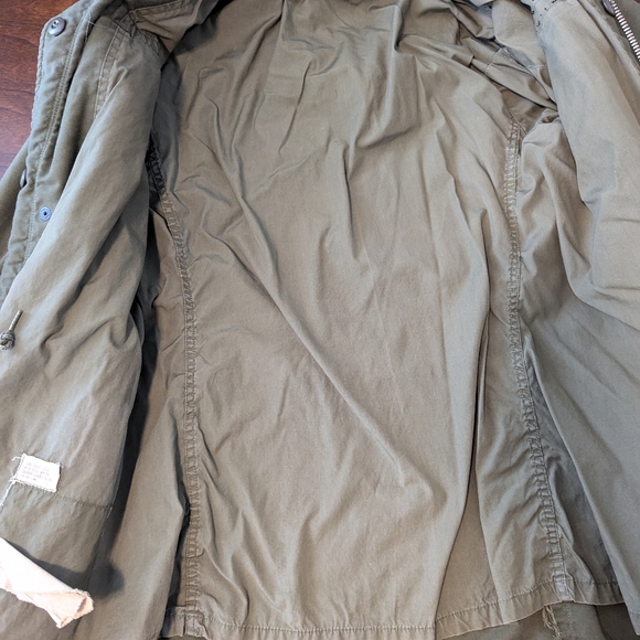 Vintage Army M-65 Field Coat Jacket 70s Sz long small / medium - Picture 2 of 10
